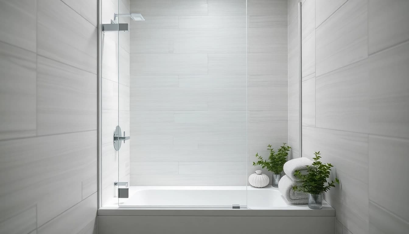 Installer une paroi de douche sirhona dans une salle de bains moderne.