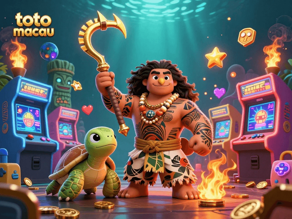 Explore winning strategies at toto macau with vibrant gaming elements and characters bringing luck.