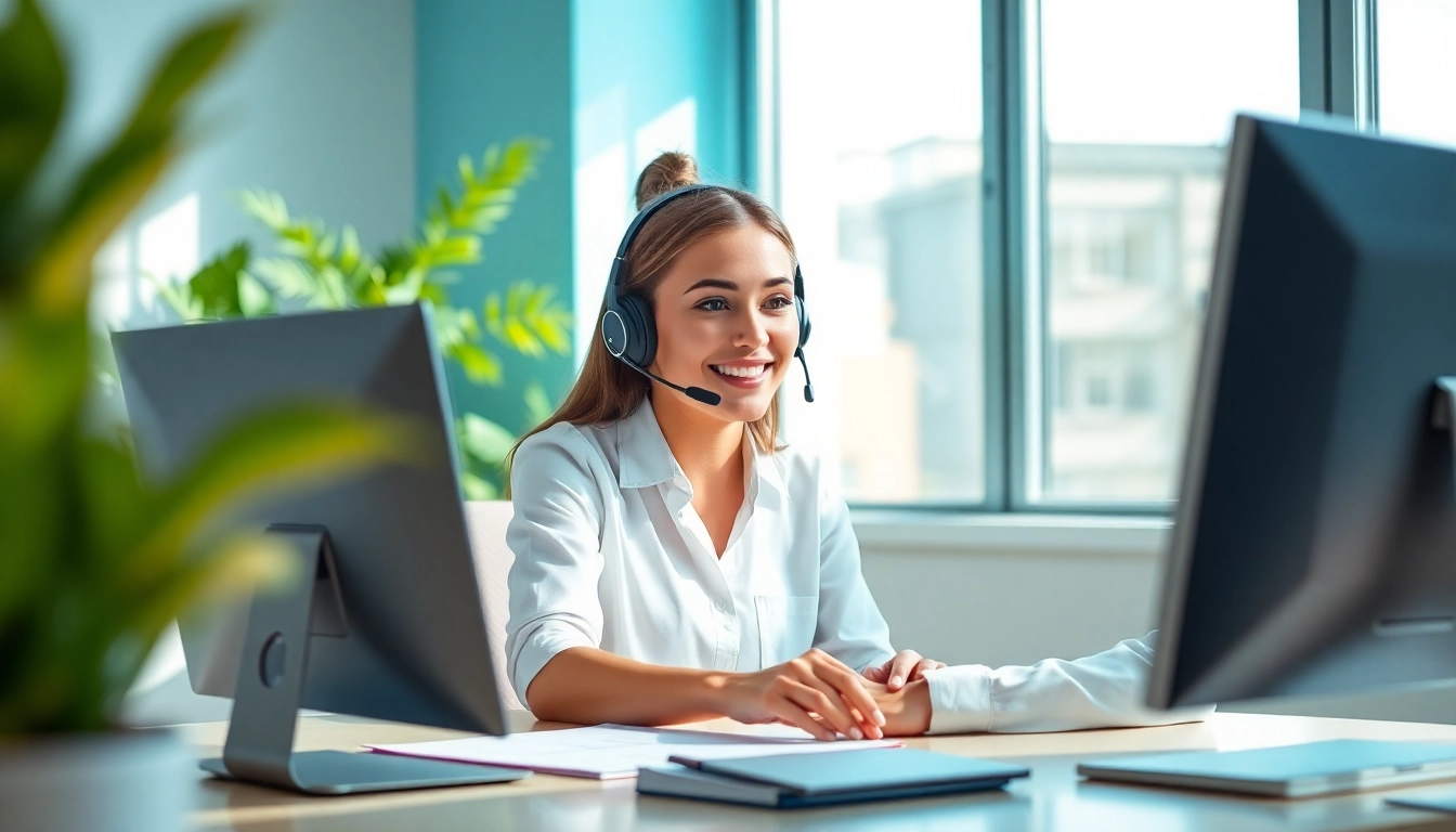 Engaging customer service representative processing fast warranty claim decisions efficiently.