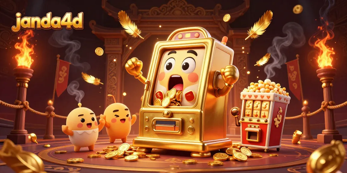 janda4d menghadirkan jackpot spektakuler pada mesin slot emas dengan koin berkilau terbang di sekitarnya.