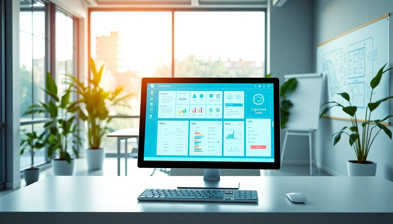 Optimize workflows with an AI assistant for enterprise teams in a modern office setting.