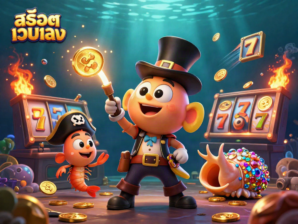 Spin the reels of สล็อตเว็บตรง with dazzling slot machines and golden treasures!