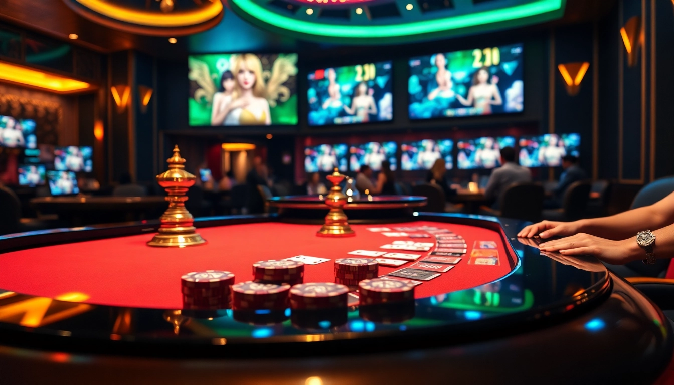 Exciting gameplay at a luxurious casino featuring sex ai elements for interactive experiences.