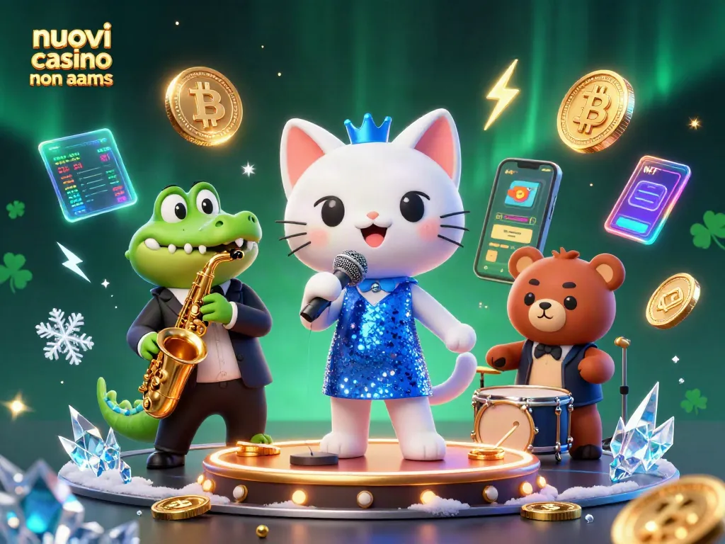 I nuovi casino non AAMS offrono animazioni vivaci di gatti, coccodrilli e orsi in un'atmosfera festosa di gioco.