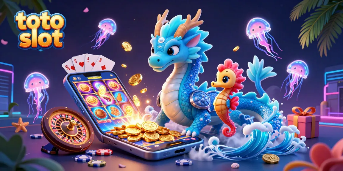 Play the thrilling toto slot and join the majestic ocean friends for a colorful betting adventure.