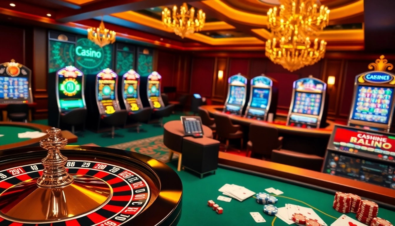 Découvrez l'excitation du casino en ligne France fiable avec une scène de jeu en ligne dynamique.