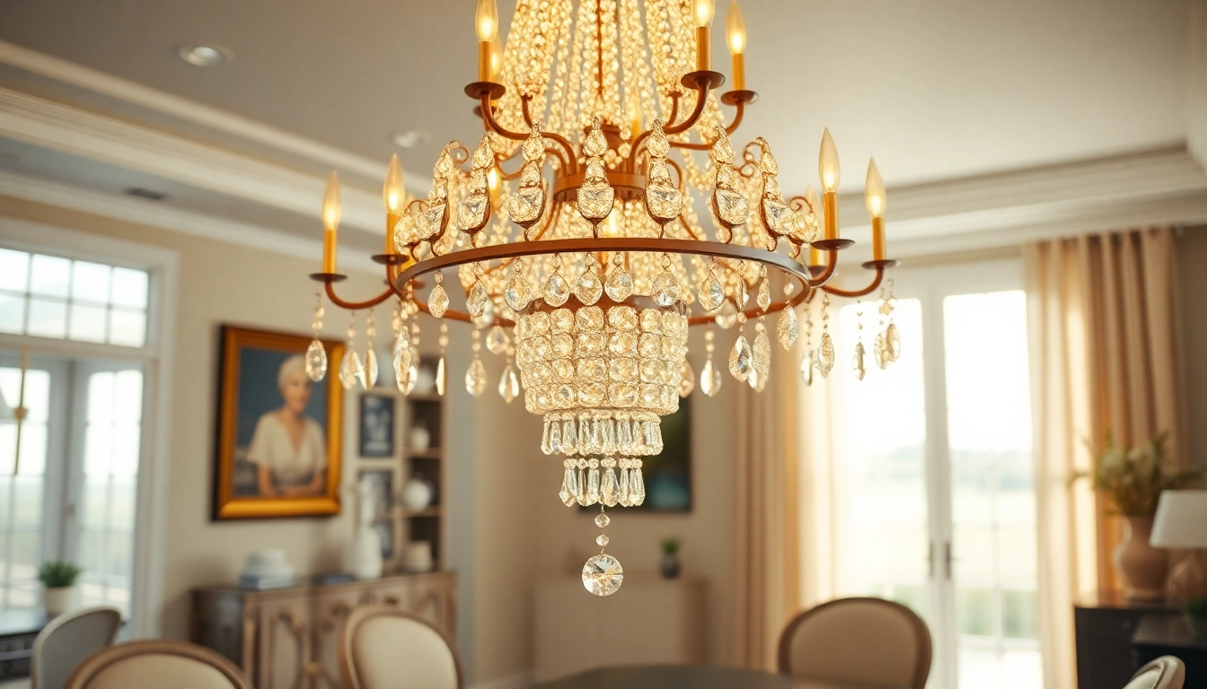 Enhance your space with a stunning island chandelier featuring cascading glass elements.