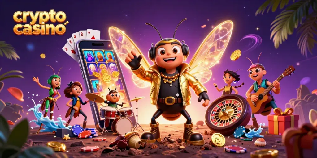 Scopri il crypto casino con una rock star e divertenti giochi d'azzardo.