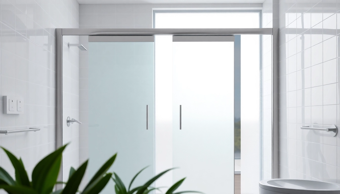 Explore stylish sliding shower doors enhancing a modern bathroom's aesthetic and functionality.