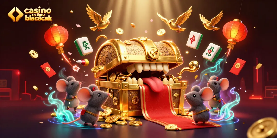Jouez au casino en ligne blackjack avec une illustration dynamique promettant des gains riches et palpitants.