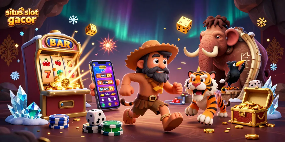 Experience the excitement of situs slot gacor with this dynamic 3D casino illustration.