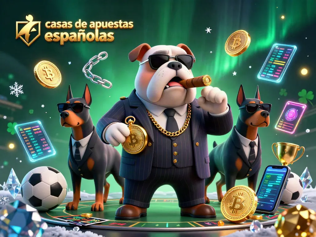 Descubre las casas de apuestas españolas con una emocionante escena de apuestas deportivas y personajes únicos.