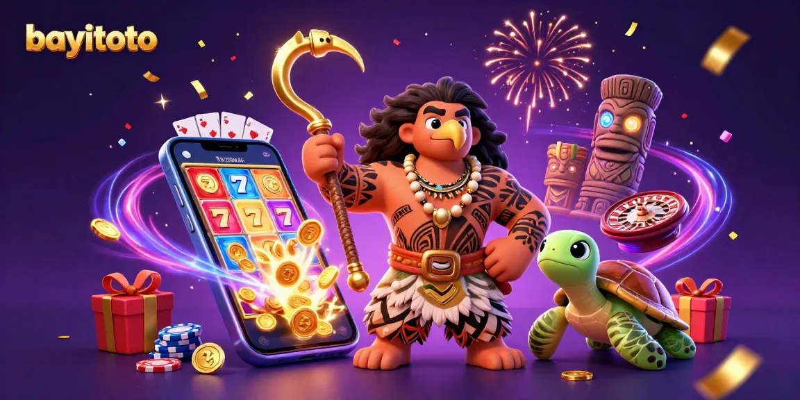 Win big on bayitoto with this vibrant 3D illustration featuring exciting casino elements.