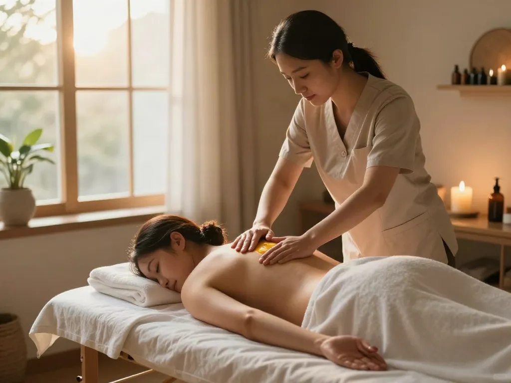 Relaxation experience during 연신내출장마사지 with professional therapist and calming environment.