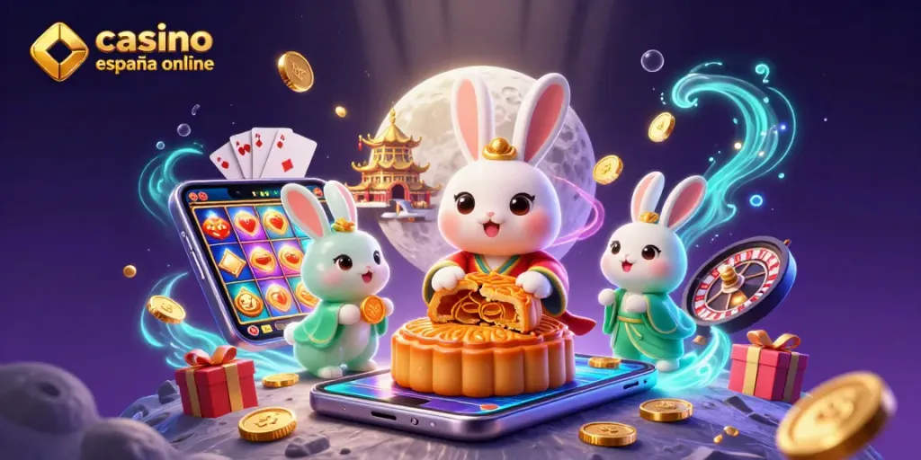 Disfruta de la emoción con casino españa online mientras el conejo de la luna juega a póker.