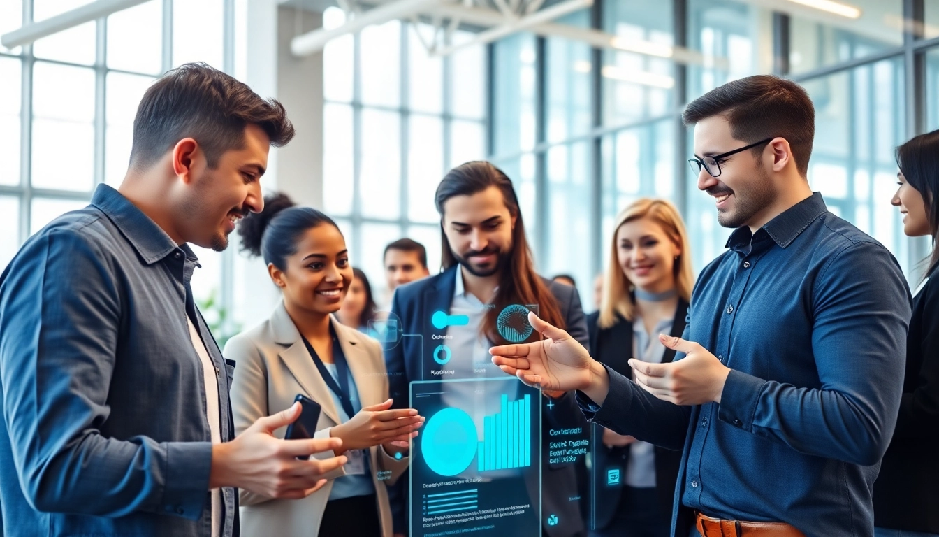 Engaged team using an ai assistant for enterprise teams in a modern collaborative workspace.