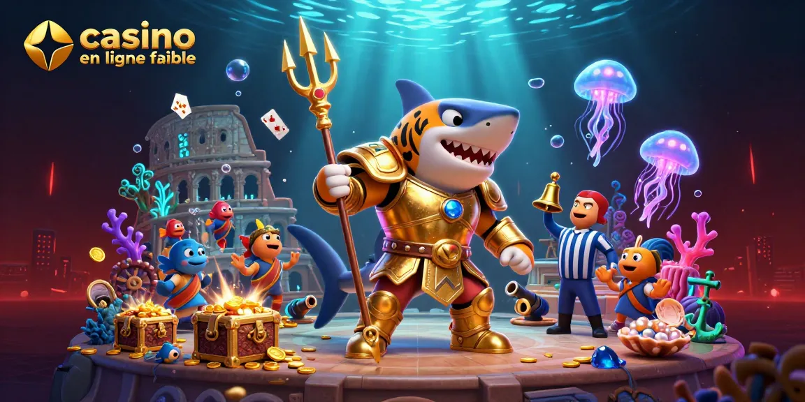 Découvrez un casino en ligne fiable avec un requin tigre héroïque, bling et jeux animés sous-marins.