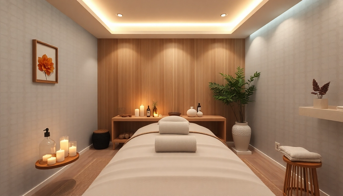 편안한 장식과 부드러운 조명으로 구성된 평화로운 스파 환경에서 relaxing 원주마사지 경험하세요.