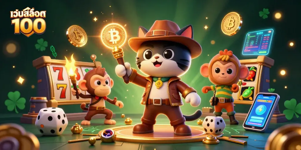 เกมสล็อตออนไลน์ เว็บสล็อต แท้ 100 เปอร์เซ็นต์ สร้างภาพบรรยากาศที่เต็มไปด้วยความสนุกสนาน