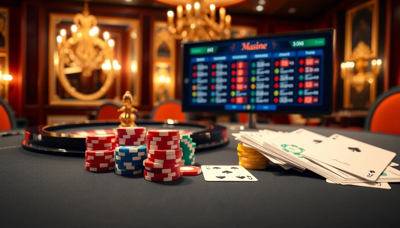 Vivez l'excitation de casino en ligne france fiable avec des jetons de poker vibrants et une roulette dans un cadre luxueux.