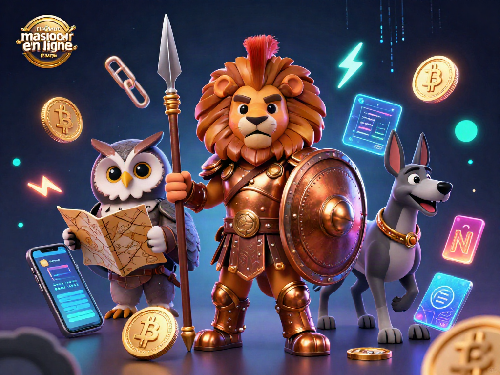 Profitez du meilleur casino en ligne France avec un lion spartiate et des éléments crypto captivants.