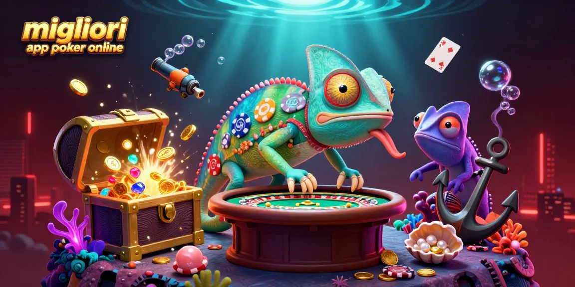 Gioca e vinci con le migliori app poker online in un ambiente vivace e colorato.