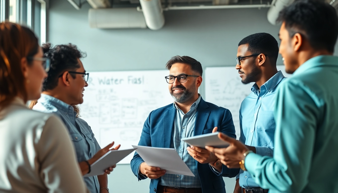 Founder leadership insights featured in a collaborative meeting with a diverse team.