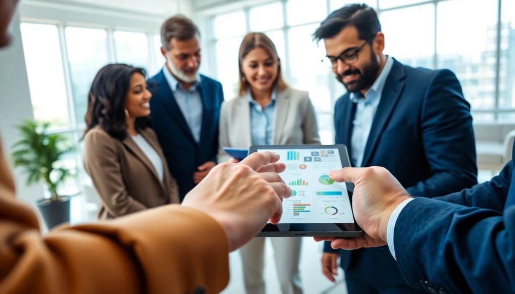 Explore life insurance options with advisors in a professional setting highlighting personalized consultation.