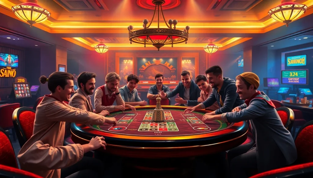 Descubra os melhores jogos de cassino com jogadores desfrutando de uma experiência emocionante.