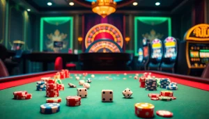 Experience excitement at trang chủ 23win with engaging casino tables and vibrant betting elements.