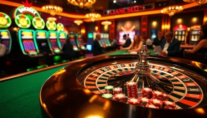 Experience thrilling gameplay at 8KBET with vibrant casino tables and engaging players.