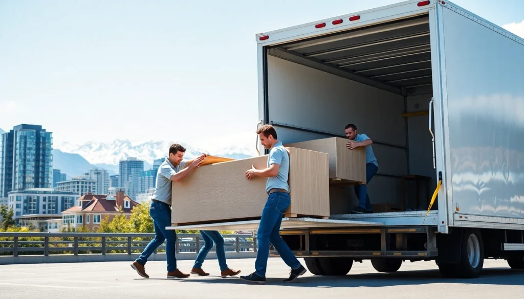 Reliable team of movers showcasing best movers in Vancouver loading furniture into a truck