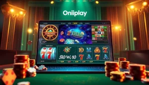 Experience thrilling gameplay with Onicplay's latest slot games and live dealer tables.
