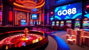 Enjoy the thrill of gambling at GO88 with vibrant slots and exciting poker action in a luxurious setting.
