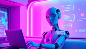 Engaging user experience with sex ai and futuristic AI character interactions.