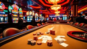 Experience the excitement of high-stakes gambling at 79king com with luxurious casino visuals.