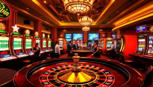 Experience the thrill of gambling at 555win com with vibrant casino visuals and exciting gameplay.